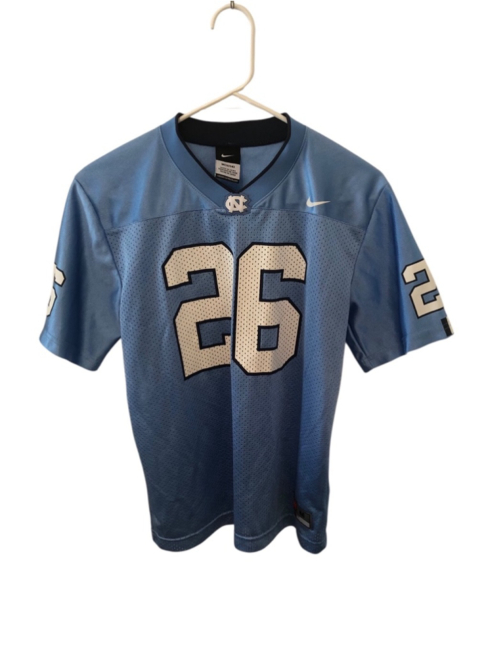 Kids Nike UNC Football Jersey #26 M(12/14) NCAA Tarheels Team Jersey